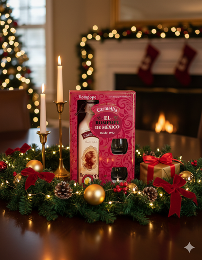 GIFTPACK ROMPOPE CARMELITA 750ML