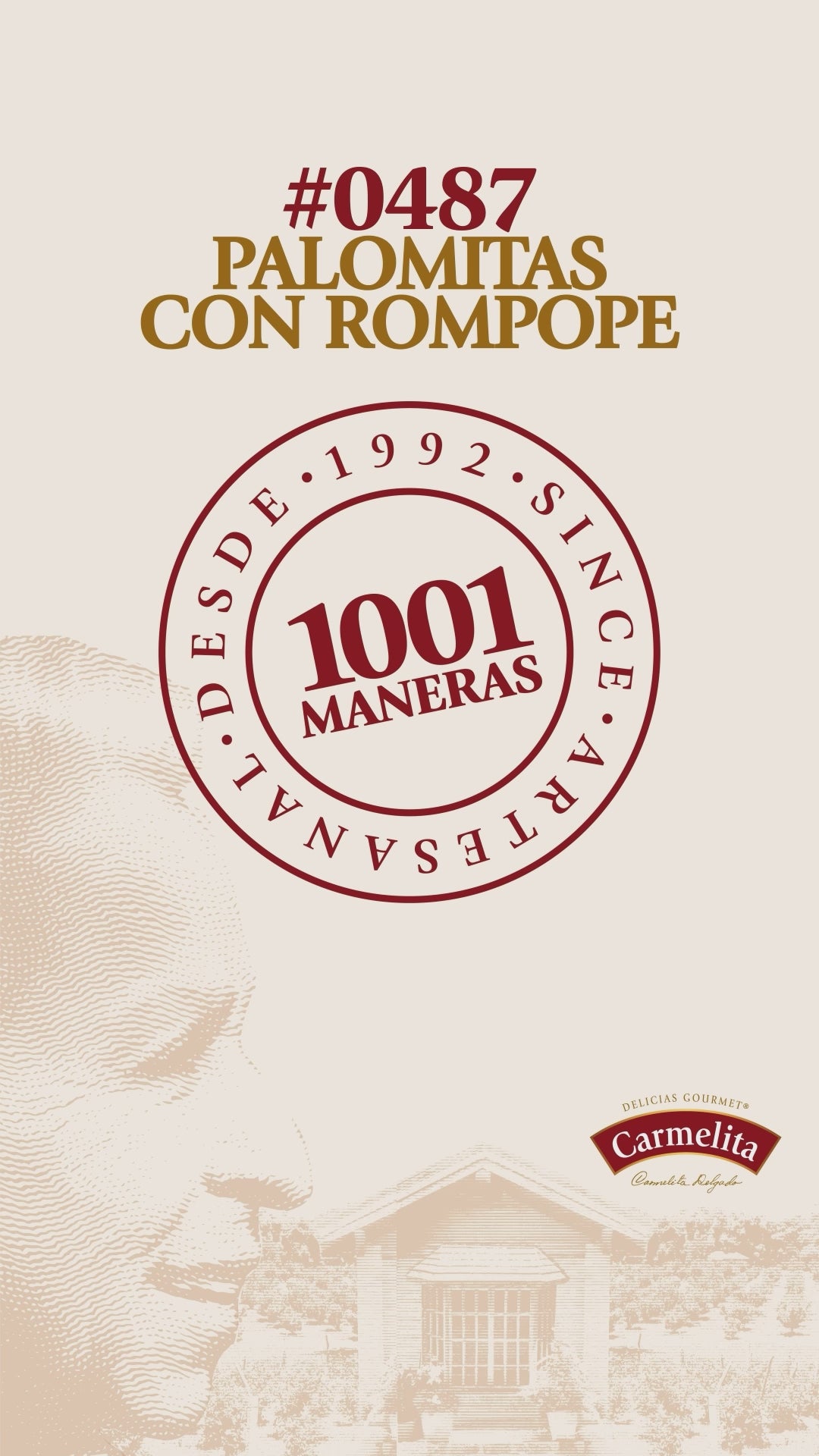 Receta fácil y deliciosa: palomitas de maíz bañadas en chocolate y Rompope Carmelita. Un postre original, ideal para maratones de película o antojos.
